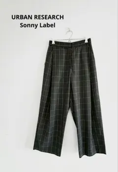 URBAN RESEARCH Sonny Label チェックワイドパンツ