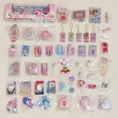 【54点セット】平成女児・魔法少女・ピンク系統・レア キーホルダー まとめ売り