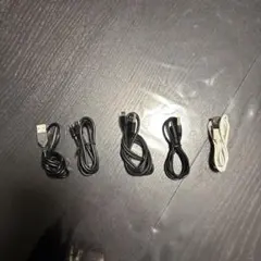 USBケーブルセット 黒 白
