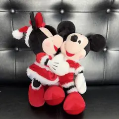 ミッキーマウス ミニーマウス クリスマス　サンタ　ぬいぐるみ