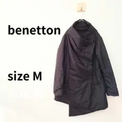 benetton ダウンジャケット ブラウン　Mサイズ　214