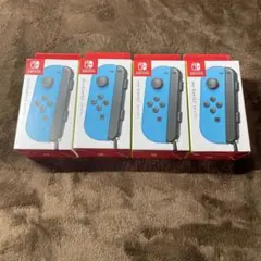 ニンテンドースイッチ Joy-Con （L）ジョイコン ネオンブルー 4個セット