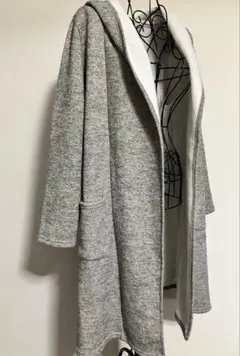 INGNI フード付きチェスターコート レディース 秋冬 ボタンなし