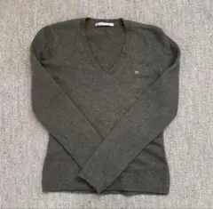 Paul Smith Vネックセーター オリーブグリーン