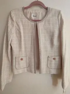 ［新品　未使用］GRADE ノーカラージャケット ベージュ