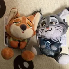 ズートピア２　こてっとぺったんマスコット〜ドレッシー〜　パウバート ニック