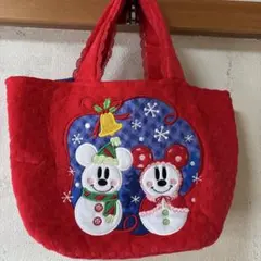 ミッキー ミニー 刺繍 バッグ