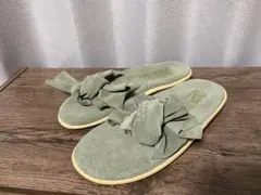 ISLAND SLIPPER グリーンリボンサンダルのサムネイル
