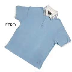 大きいサイズ ETRO ストライプ ポロシャツ XXL 25イ580のサムネイル