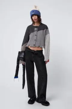 即完売品　ザラアーダーエラー　ZARA✖︎Adererror ニットカーディガン