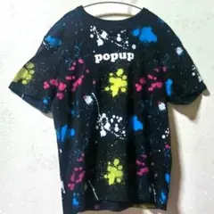 Tシャツ CONTRIBEドロッピング柄 スプラッシュ ペンキ