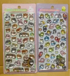 【正規品】ボンボンドロップシール　ボンドロ　とり　モルモット&うさぎ