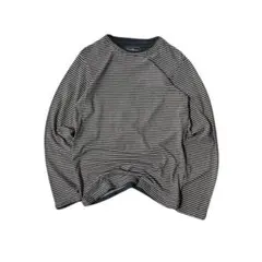 【着画あり】eddie bauer ボーダーロンT archive y