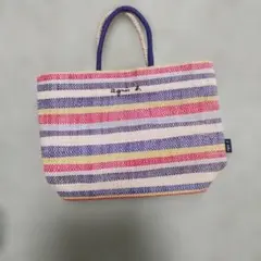 アニエス.ベーストライプ かごバッグ