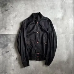 00s【Archive】gimmick leather jacket/Y2K 黒 - メルカリ