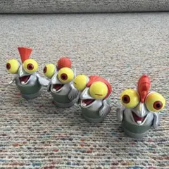 スプラトゥーン３ コジャケ ハンコ付き フィギュア 4種4匹 セット