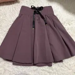 パープル サーキュラースカート