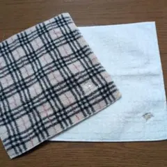 BURBERRY　タオルハンカチ　2枚セット