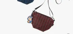【完売品】familiar★舟形ナイロンポシェット★赤系ファミリアチェック ポシェット | ファミリア公式サイト