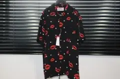 Aloha Blossom アロハブロッサム KISS アロハシャツ 4０ 黒のサムネイル