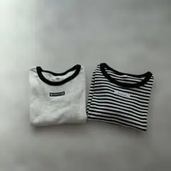 西松屋　リブtシャツ　2枚セット