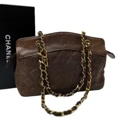 #sxb シャネル CHANEL ショルダーバッグ 茶 ヴィンテージ 編みレザー イギリス製 レディース [836810] CHANEL（ショルダーバッグ ・ ブラウン⁄茶色系）のフリマアイテム一覧