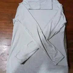 ユニクロ ヒートテック M グレー タートルネック 長袖