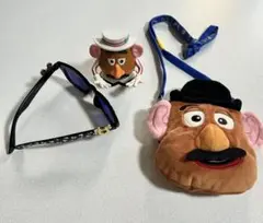 ミスターポテトヘッドのフェイスポーチと眼鏡置き ミッキー柄のサングラス