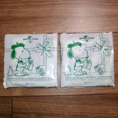 スヌーピー タオルハンカチ 2枚セット　ニッセイ　日本生命