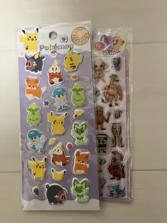 ポケモン　イタリアンブレインロット　ぷくぷくシール　立体シール 3Dシール