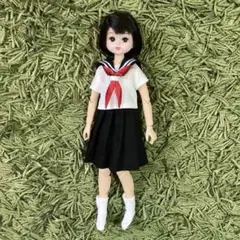 ピュアニーモ2S／アイシードールサイズ セーラー服 白半袖 制服 セット