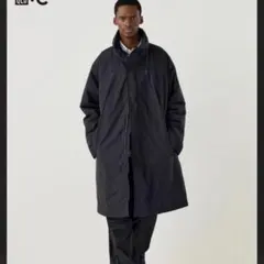 完売品‼️UNIQLO：C ユニクロシー　中綿 フーデッドコート S ロングコート