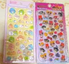 すみっコぐらしボンボンドロップシールとパワパフガールズドロップシール２枚　正規品