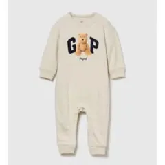 GAP テディベアロンパース GAPロゴ カバーオール