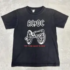 AC/DC【M相当】両面プリント バンドT 大砲
