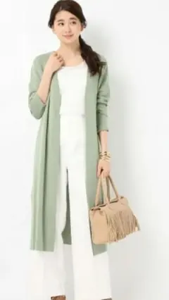 c/nyミラノリブＶアキロングカーディガン　最終値引き❗️