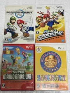 ⭐️24時間以内発送⭐️ Wiiソフトまとめ売り　4本セット　マリカー