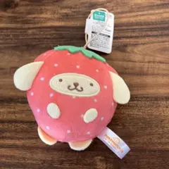 サンリオ　ポムポムプリン　フルーツきぐるみマスコット　いちご