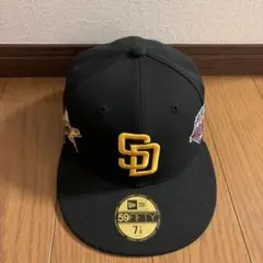New Era 59FIFTY ブラックキャップ 7 1/8
