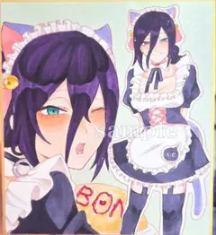 レゼ　手描きイラスト　ファンアート　アナログ