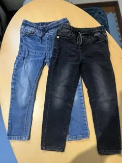 next デニムボトムス 110センチ　2色セット