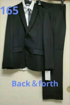 バック＆フォース　Back＆forth 165cmスーツ　3点セット卒服男子