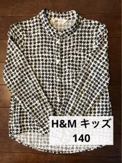 H&MKids スター柄ブラウス140cm