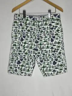 BEAMS YUSUKE HANAI 総柄ショートパンツ S 綿100% タイトのサムネイル