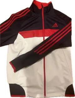 adidas CLIMLITE フルジップジャージ ネイビー/ホワイト/レッド