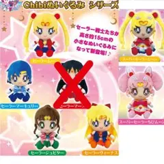 美少女戦士セーラームーン　Chibiぬいぐるみ　6体セット