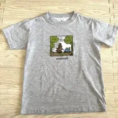 【美品】mont-bell キッズ Tシャツ 130cm グレーのサムネイル