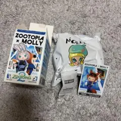 POPMART MOLLY xズートピア　コラボシリーズ警察官　ニックフィギュア
