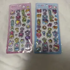 ぷくきら　チャームスティッカー　フワフワらびちゃん　まじかるみゅーちゃん
