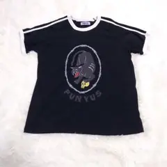 PUNYUS 半袖Tシャツ ブラック パンサー スカルのサムネイル